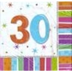 Servietten Radiant Geburtstag 30, 16 St�ck