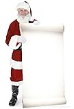 Star Cutouts Cut Out of Santa With Large Sign