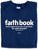 Faith Book Adult T-shirt