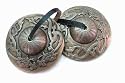 Small Tingsha, dragon embossed