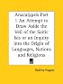 Anacalypsis, Part 1: An Attempt to Draw Aside the Veil of the Saitic Isis or an Inquiry into the Origin of Languages, Nations and Religions