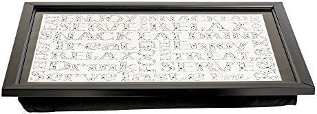 Soho Laptray - Black &amp; White