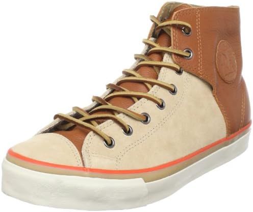 PF Flyers Unisex Bob Cousy Hi Sneaker,Tan,12 M US