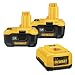 DeWalt DC9180-2-C (2) 18V NANO Lithium-Ion Batteries w/ DC9310 7.2V - 18V Ni-Cd / Ni-MH / NANO Lithium-Ion 1-Hour Battery Charger