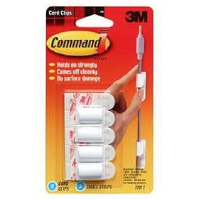 3M #17017 4PK Wire Clips Command by 3M COMPANY