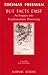 But Facts Exist: An Enquiry into Psychoanalytic Thinking