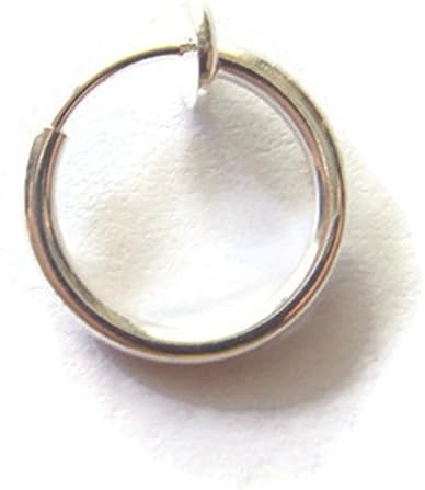 Hot Clip Boby Nose Lip Ear Piercing Rings Stud Punk Goth Hoop Earrings Septum