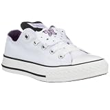 Converse Chuck Taylor Double Tongue Ox White/Black/Amethyst Orchid 308890 12 Child UK