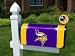 MINNESOTA VIKINGS NFL Football MAILBOX Mail Box COVER &amp; FLAG SET - New