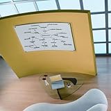 Quartet iQ Total Erase Dry-Erase Board, with Marker Tray and One Dry Erase Marker, 47 x 31 Inches, White (TM4929)