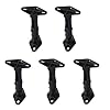 VideoSecu 5 Black Deluxe Speaker Mount Brackets for Walls and Ceilings 1XZ