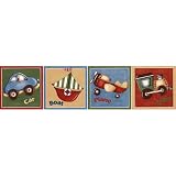 Tiny Transportation Wall Border- 5 yards