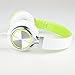 Sound Intone Ms200 Stereo Headsets Strong Low Bass Headphones Earbuds for Smartphones Mp3/4 Laptop Computers Tablet Macbook Folding Gaming Earphones (White/green)