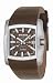 Diesel - DZ1179 - Montre Homme Acier - Quartz Analogique - Etanche 5 ATM - Dateur - Bracelet en Cuir Marron