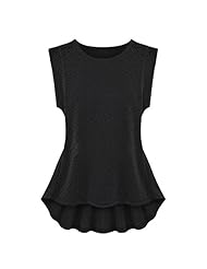 Sexy Sleeveless Tank Peplum  Polyester Party Dress/Mini Dress  With Ruffles
