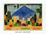 Paul Klee - Der Niesen Poster Kunstdruck (30 x 24cm)