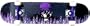 PRO Skateboard Complete KROWN Purple Flame 7.5"