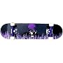 PRO Skateboard Complete KROWN Purple Flame 7.5"