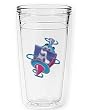 Hanukkah Dreidel 12 oz Slimline Insulated Beverage Tumbler, Clear