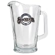 Milwaukee Brewers MLB 60oz Glass Pitcher - Primary Logo