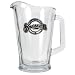 Milwaukee Brewers MLB 60oz Glass Pitcher - Primary Logo by Great American Products