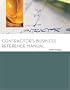 Contractors Business Reference Manual