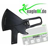 Slim Guide Caliper Fettmesser, schwarz + Handbuch in deutsch + Excel-K�rperfett-Berechnungstoolvon "Slim Guide Kaliper"