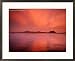 Sunset Over Volcano Island, Lake Taal, Batangas, Philippines Framed Photographic Poster Print by John Pennock, 26x22