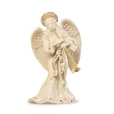 Lenox China Jewels Nativity Angel w/ Trumpet