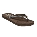 Women's Mossimo Supply Co. Leann Beaded Flip Flops - Brown
