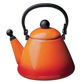 Le Creuset Kone Kettle with Whistle, Volcanic, 1.6 Litre