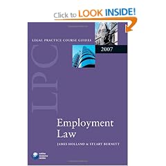 Employment Law (Blackstone Legal Practice Course Guide)