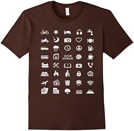 Men's Traveller - icon - T-shirt  Medium Brown