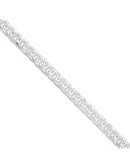 18 Inch Sterling Silver 6.25mm Franco Chain Necklace