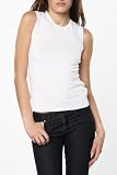 Ralph Lauren Womens White Sleeveless Pullover Shirt In X-Small