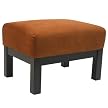 Milano Rust & Black Ottoman