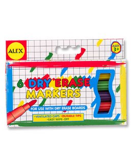 Toys: Dry Erase Markers  6 