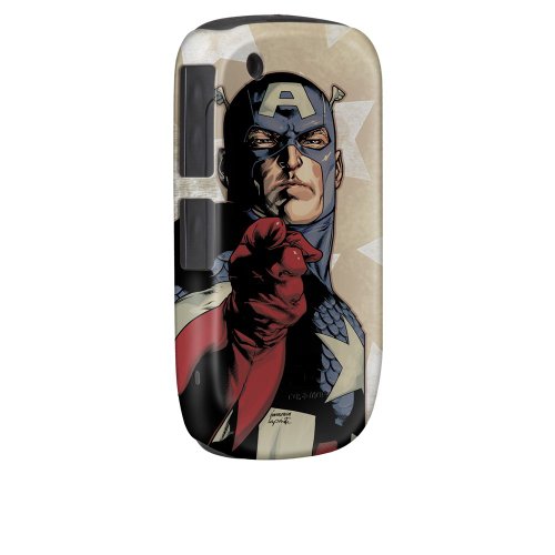  BlackBerry Curve 8520 Barely There Case - Captain America - Justice
