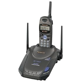 Panasonic KX-TG2553B 2.4GHz DSS Cordless Phone with Caller ID (Black)