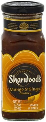 Sharwood Mango Ginger Chutney, 12.5 Ounce (Pack of 6)