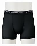 グンゼ BODYWILD SPORTS アクティコットメッシュリバーシブル ボクサーパンツ ブラック BP1270
