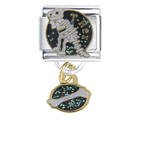 T Rex Fossil Italian Charms Bracelet Link