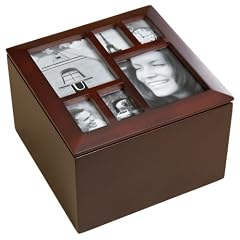 Umbra 308620-656 Multi Photo Aufbewahrungsbox f�r 500 Fotos 10 x 15 cm walnuss