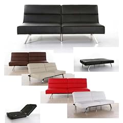 3er-Sofa Couch Schlafsofa Darwin ~ schwarz