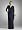 David's Bridal Bridesmaid Dresses 3/4 Sleeve Jaquard Jacket Dress Style 6525139, Navy, WP14