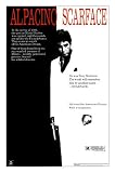 Scarface Movie (Al Pacino, Black and White) Poster Print - 24x36 Collections Poster Print, 24x36 Poster Print, 24x36