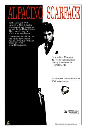 Best Price Scarface Movie (Al Pacino, Black and White) Poster Print - 24x36 Collections Poster Print, 24x36 Poster Print, 24x36