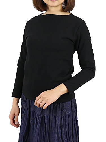 (セントジェームス) SAINT JAMESコットン長袖ボートネック無地カットソー“OUESSANT(SOLID)”OUESSANT-M・214