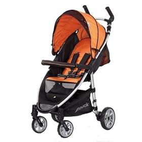 Hauck Capri Stroller (Black/Orange)