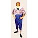 Raggedy Andy Costume - Adult Plus size Costume
